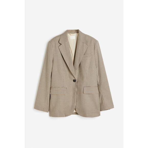 H & M OVERSIZED BLAZER Size 4 - Picture 1 of 8